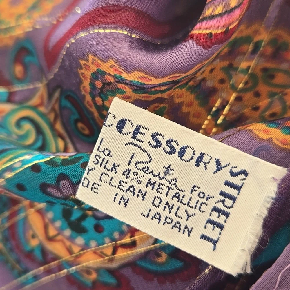 Vintage Oscar De La Renta Scarf For Accessory Street
